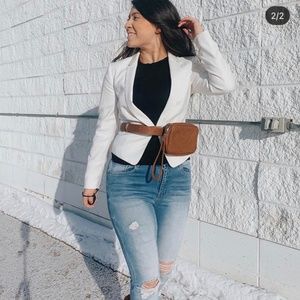 White H&M Blazer